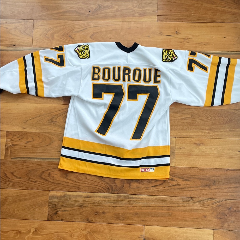 Boston Bruins Ray Bourque #77 Vintage Hockey Jersey